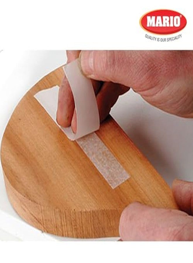 ماريو شريط لاصق مزدوج الجوانب من ماريو، عالي الجودة، 12 مم × 50 م - عبوة من قطعتين | شريط متعدد الاستخدامات لتعليق الصور، مناسب لإطارات الصور، والأعمال الفنية والحرفية، والتثبيتات المنزلية | شريط لاصق قوي فائق الرقة - Image 2